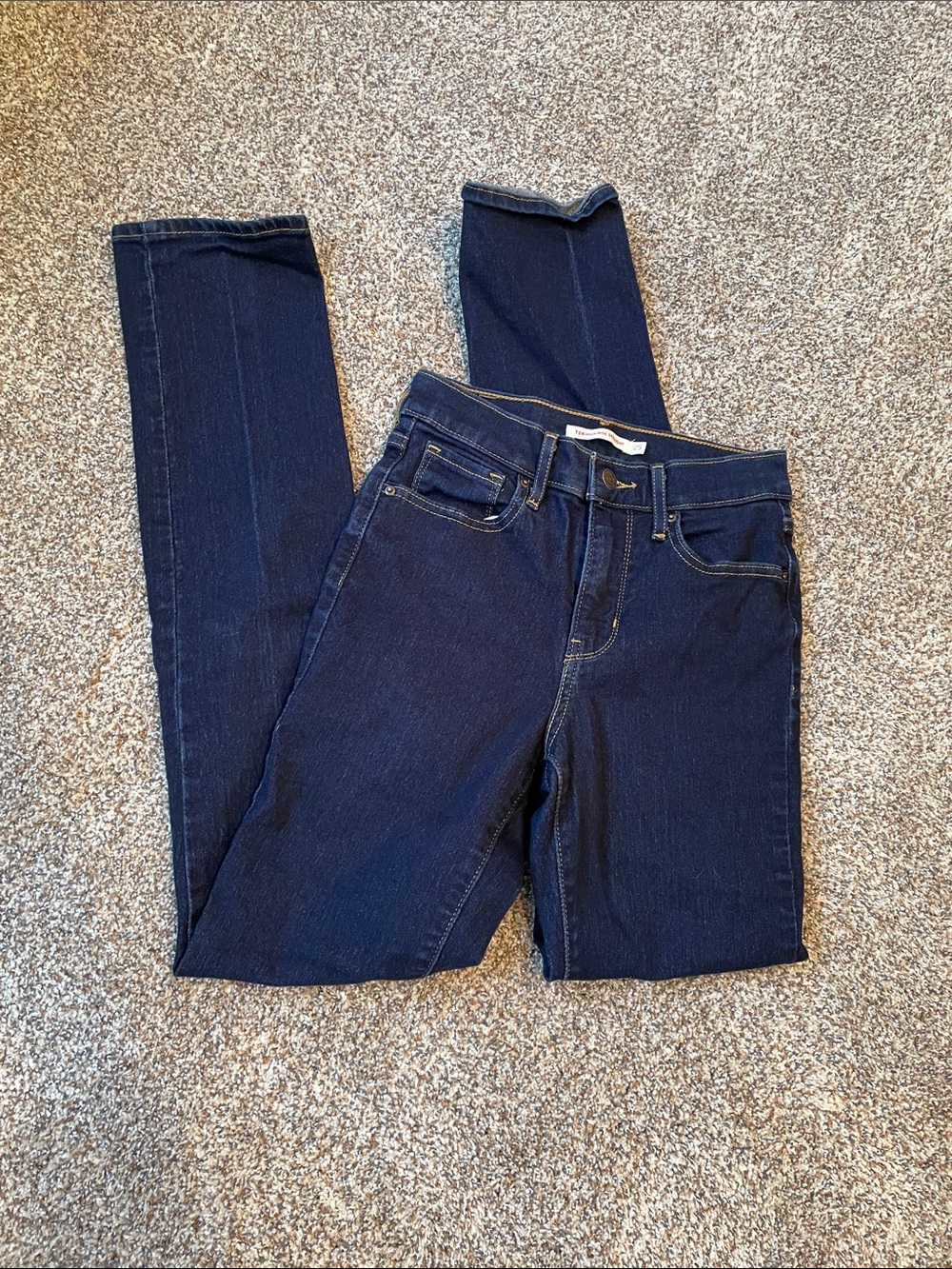 Levi's Deep Indigo Skinny Jeans